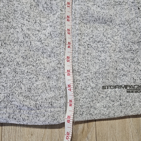 Sunice Stormpack Zip Sweater, Medium, White Peppered - Picture 10 of 11